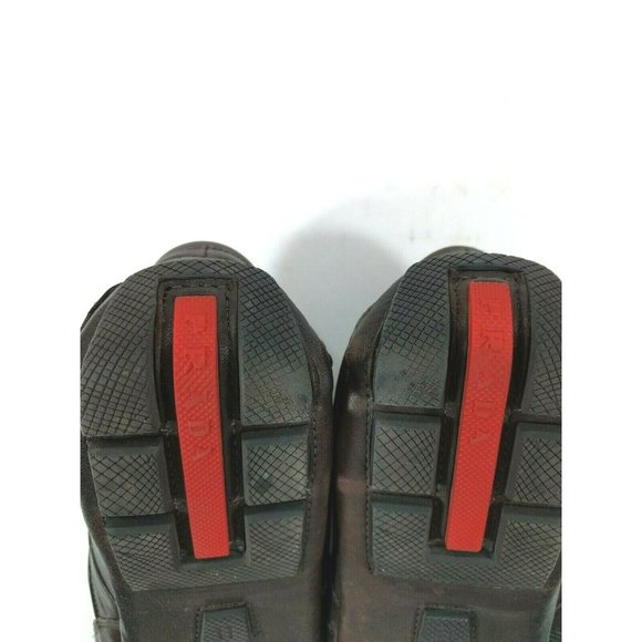 Authentic 4E1165 Prada Brown Leather Drivers Sz 11 - Picture 6 of 12